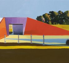 Lindsay Street Landscape with Bolivar | 56 x 124 cm