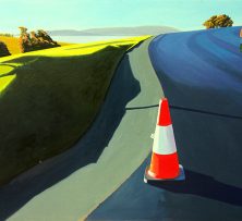 Ragged Cone and Racy Royal (Look Mum, no brakes!) | 97 x 155cm | see also next image