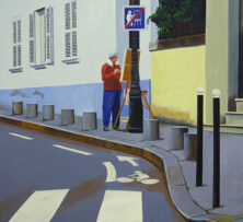 Rue Norvins, Montmartre Paris | 70 x 70cm